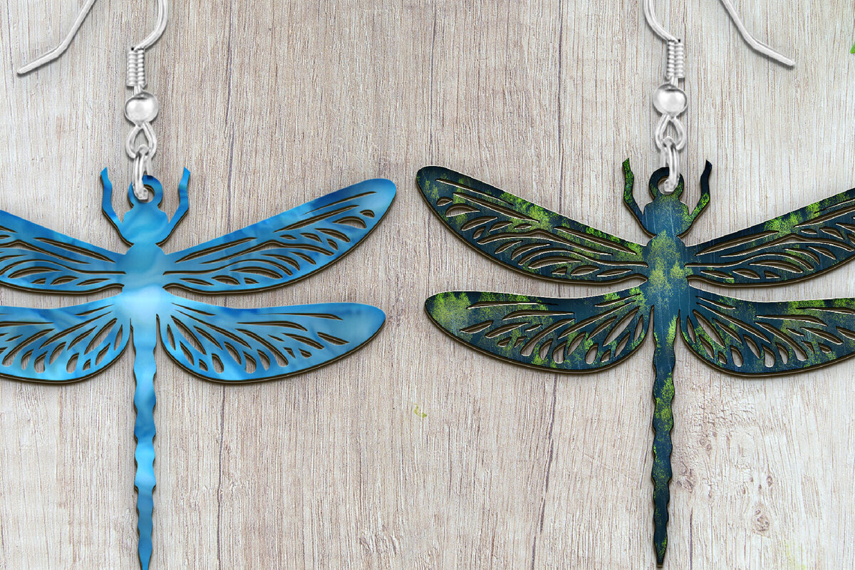 Intra απο ξύλο plywood 3mm-4mm πάχος – Σκουλαρίκια Unicorn. Σκουλαρίκι Boho Δίασταση  5x5 cm INTRAFABR-120803441