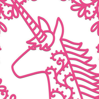 Intra απο ξύλο plywood 3mm-4mm πάχος – Αρχείο αποκοπής ευχετήριων καρτών Unicorn Δίασταση  20x20 cm INTRAFABR-25775924 - Image 1