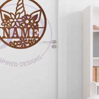 Intra απο ξύλο plywood 3mm-4mm πάχος – Μονόκερος Σήμα ονόματος Δίασταση  20x20 cm INTRAFABR-84151039 - Image 3