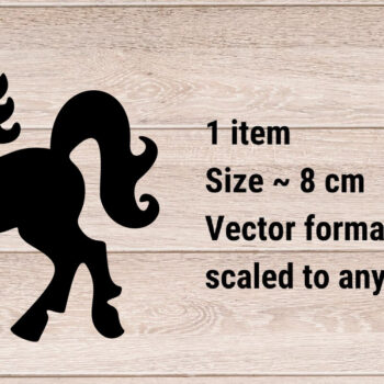 Intra απο ξύλο plywood 3mm-4mm πάχος – Unicorn Keychain, File Δίασταση  5x5 cm INTRAFABR-109059244 - Image 2