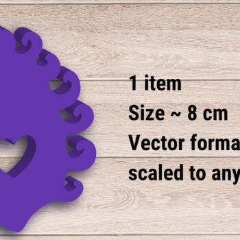 Intra απο ξύλο plywood 3mm-4mm πάχος – Unicorn Keychain, Files Δίασταση  5x5 cm INTRAFABR-109210187 - Image 2