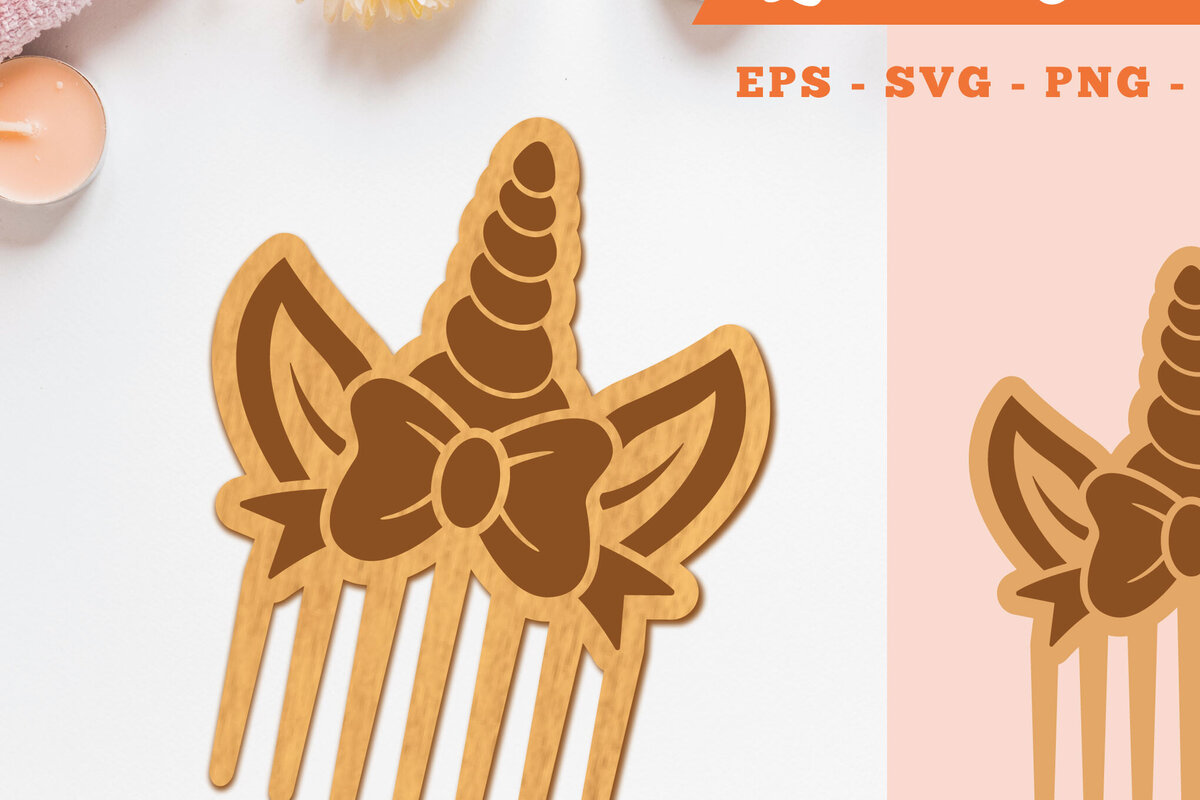 Intra απο ξύλο plywood 3mm-4mm πάχος – Unicorn Comb 3 Δίασταση  20x20 cm INTRAFABR-105418130