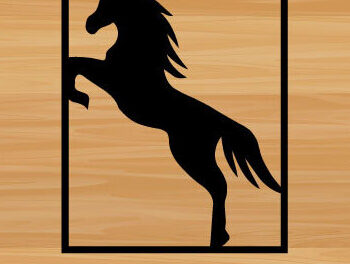 Intra απο ξύλο plywood 3mm-4mm πάχος – Unicorn File Wall Art Δίασταση  40x30 cm INTRAFABR-67865475 - Image 1