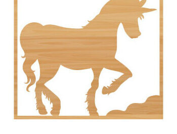 Intra απο ξύλο plywood 3mm-4mm πάχος – Unicorn File Wall Art Δίασταση  40x30 cm INTRAFABR-67865905 - Image 2