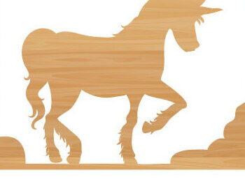 Intra απο ξύλο plywood 3mm-4mm πάχος – Unicorn File Wall Art Δίασταση  40x30 cm INTRAFABR-67866008 - Image 2