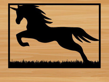 Intra απο ξύλο plywood 3mm-4mm πάχος – Unicorn File Wall Art Δίασταση  40x30 cm INTRAFABR-67865424 - Image 1