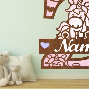 Intra απο ξύλο plywood 3mm-4mm πάχος – Μονόκερος Μονόγραμμα Γράμμα Z Αποκοπή αρχείου Δίασταση  20x20 cm INTRAFABR-70818956 - Image 1