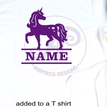 Intra απο ξύλο plywood 3mm-4mm πάχος – Πρότυπο κοπής λέιζερ Name Unicorn Δίασταση  20x20 cm INTRAFABR-119048379 - Image 4