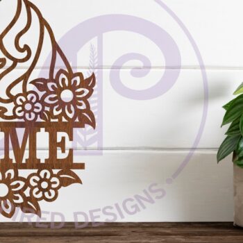 Intra απο ξύλο plywood 3mm-4mm πάχος – Πρότυπο κοπής λέιζερ Name Unicorn Δίασταση  20x20 cm INTRAFABR-80106092 - Image 1