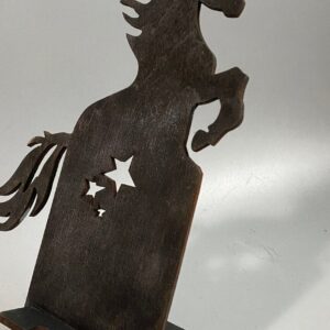 Intra απο ξύλο plywood 3mm-4mm πάχος – Βάση τηλεφώνου Unicorn με Glowforge Δίασταση  20x20 cm INTRAFABR-31796983