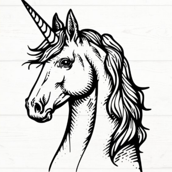 Intra απο ξύλο plywood 3mm-4mm πάχος – Unicorn, DXF, EPS, JPG, PNG Δίασταση  20x20 cm INTRAFABR-115723126 - Image 3