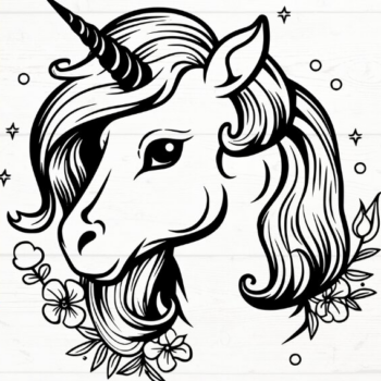 Intra απο ξύλο plywood 3mm-4mm πάχος – Unicorn, DXF, EPS, JPG, PNG Δίασταση  20x20 cm INTRAFABR-115723126 - Image 8