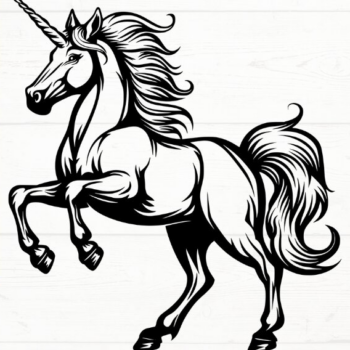 Intra απο ξύλο plywood 3mm-4mm πάχος – Unicorn, DXF, EPS, JPG, PNG Δίασταση  20x20 cm INTRAFABR-115723126 - Image 9