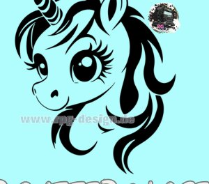 Intra απο ξύλο plywood 3mm-4mm πάχος – Μονόκερος DXF Δίασταση  20x20 cm INTRAFABR-104361111