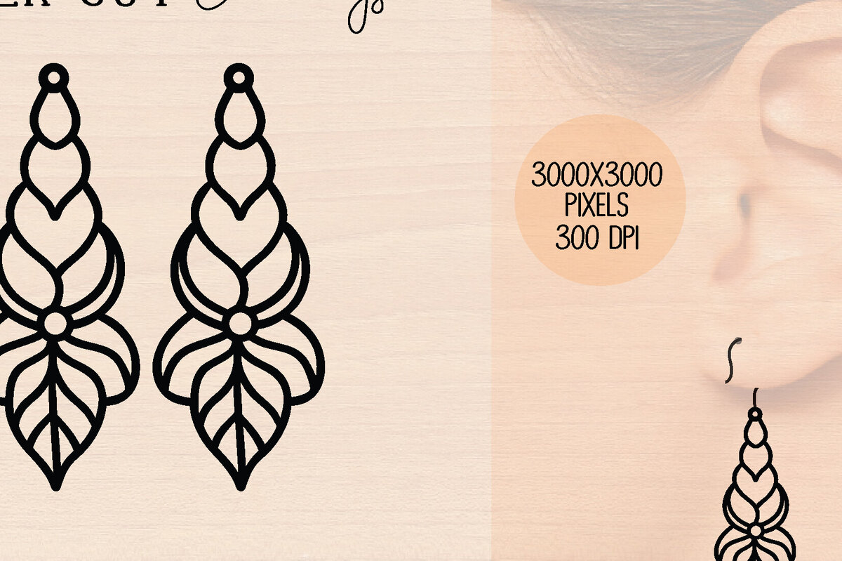 Intra απο ξύλο plywood 3mm-4mm πάχος – Ξύλινα σκουλαρίκια Unicorn Δίασταση  5x5 cm INTRAFABR-120601676