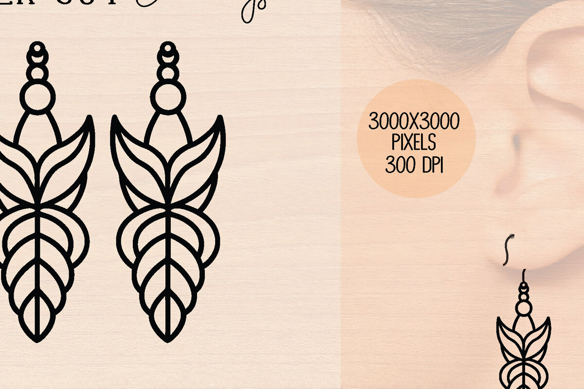 Intra απο ξύλο plywood 3mm-4mm πάχος – Ξύλινα σκουλαρίκια Unicorn Δίασταση  5x5 cm INTRAFABR-120601719