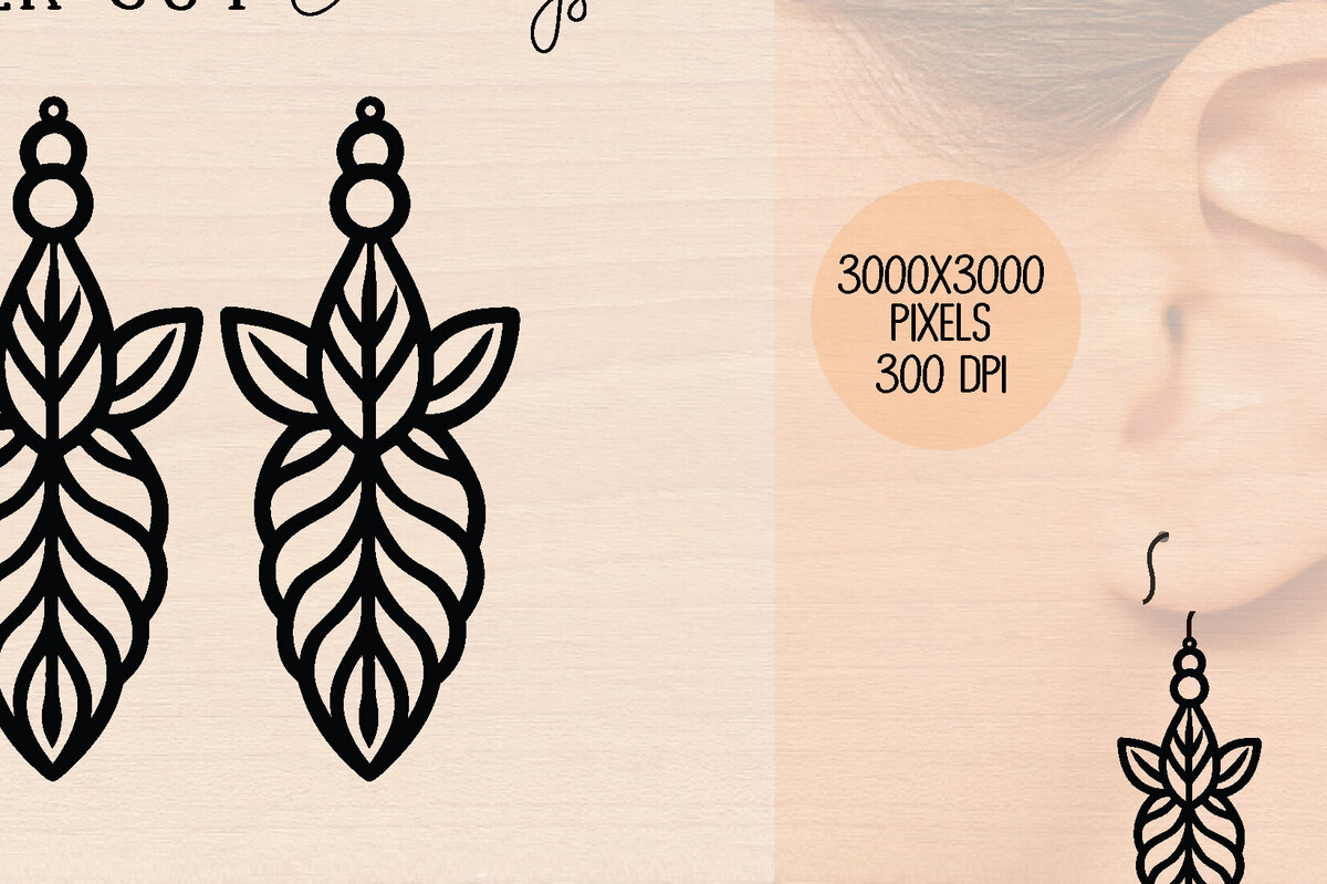 Intra απο ξύλο plywood 3mm-4mm πάχος – Ξύλινα σκουλαρίκια Unicorn Δίασταση  5x5 cm INTRAFABR-120601853