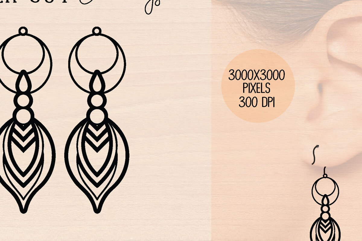 Intra απο ξύλο plywood 3mm-4mm πάχος – Ξύλινα σκουλαρίκια Unicorn Δίασταση  5x5 cm INTRAFABR-120602114