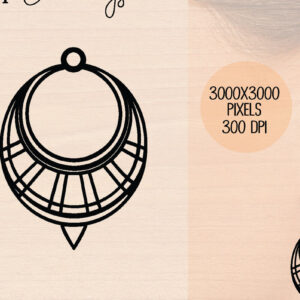 Intra απο ξύλο plywood 3mm-4mm πάχος – Ξύλινα σκουλαρίκια Unicorn Δίασταση  5x5 cm INTRAFABR-120602159