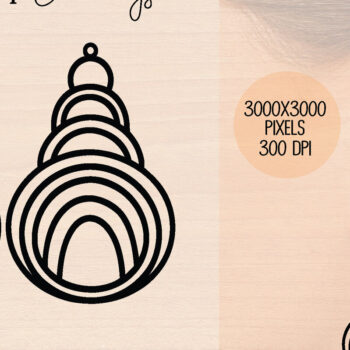 Intra απο ξύλο plywood 3mm-4mm πάχος – Ξύλινα σκουλαρίκια Unicorn Δίασταση  5x5 cm INTRAFABR-120600047 - Image 1