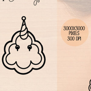 Intra απο ξύλο plywood 3mm-4mm πάχος – Ξύλινα σκουλαρίκια Unicorn Δίασταση  5x5 cm INTRAFABR-120600119