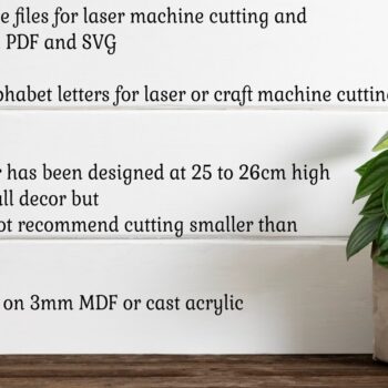 Intra απο ξύλο plywood 3mm-4mm πάχος – Μονόκεροι επιστολή τοίχου α Δίασταση  40x30 cm INTRAFABR-118389038 - Image 5