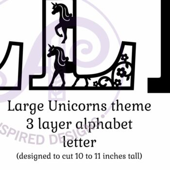 Intra απο ξύλο plywood 3mm-4mm πάχος – Μονόκεροι επιστολή τοίχου L Δίασταση  40x30 cm INTRAFABR-118388849 - Image 2