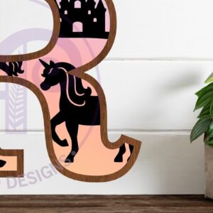 Intra απο ξύλο plywood 3mm-4mm πάχος – Μονόκεροι επιστολή τοίχου R Δίασταση  40x30 cm INTRAFABR-118388756