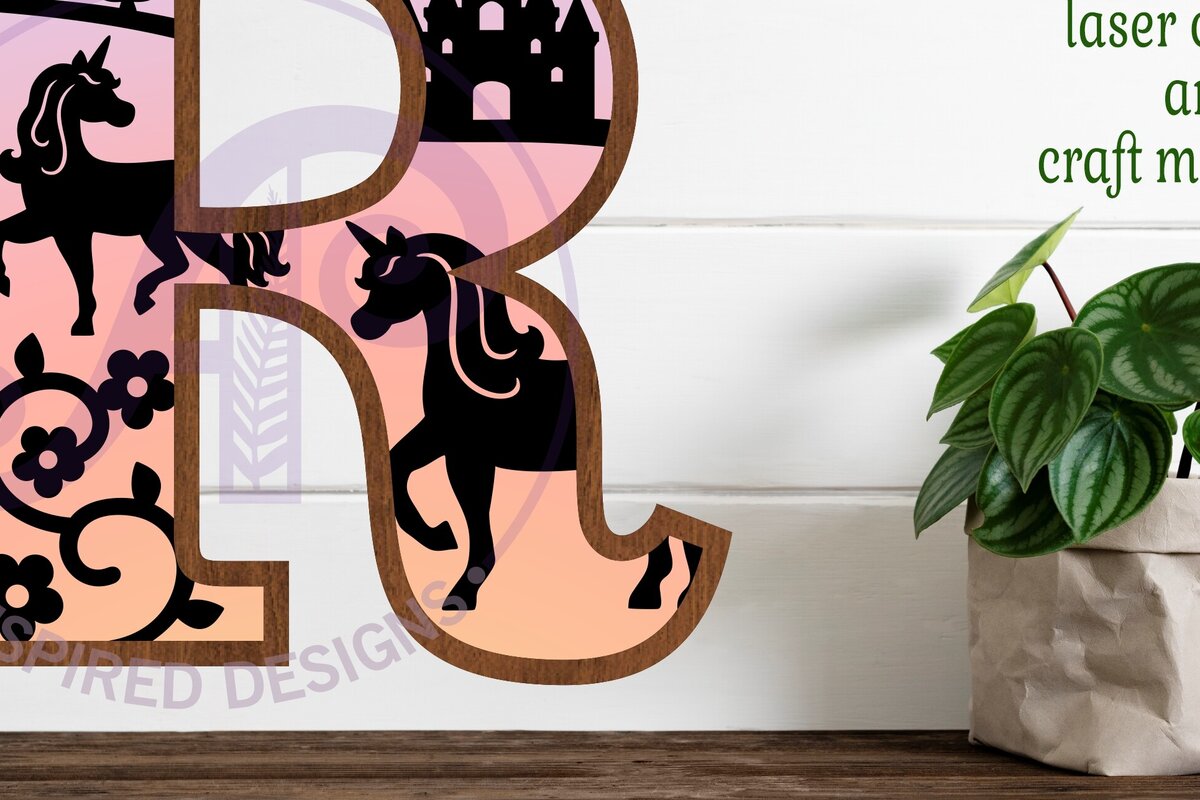 Intra απο ξύλο plywood 3mm-4mm πάχος – Μονόκεροι επιστολή τοίχου R Δίασταση  40x30 cm INTRAFABR-118388756