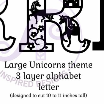 Intra απο ξύλο plywood 3mm-4mm πάχος – Μονόκεροι επιστολή τοίχου R Δίασταση  40x30 cm INTRAFABR-118388756 - Image 2