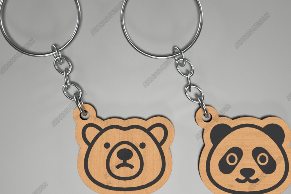 Intra απο ξύλο plywood 3mm-4mm πάχος – Unique Animal Keychains 069 Δίασταση  5x5 cm INTRAFABR-117741536
