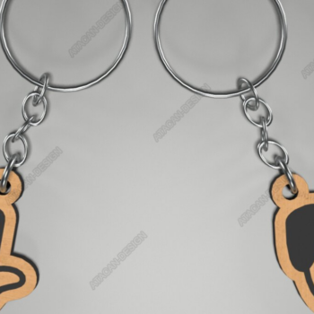 Intra απο ξύλο plywood 3mm-4mm πάχος – Unique Animal Keychains 069 Δίασταση  5x5 cm INTRAFABR-117741536 - Image 2