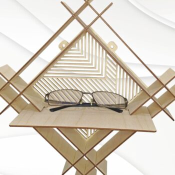 Intra απο ξύλο plywood 3mm-4mm πάχος – Μοναδικό διακοσμητικό ράφι τοίχου, Αρχεία κοπής με λέιζερ Δίασταση  40x30 cm INTRAFABR-105691097 - Image 2