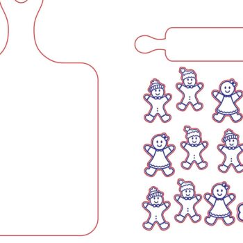 Intra απο ξύλο plywood 3mm-4mm πάχος – Μοναδικό Οικογενειακό Χριστουγεννιάτικο Στολίδι 2024 Δίασταση  20x20 cm INTRAFABR-111373327 - Image 3