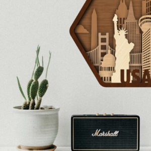 Intra απο ξύλο plywood 3mm-4mm πάχος – Πρότυπο πάνελ τοίχου Ηνωμένων Πολιτειών Δίασταση  40x30 cm INTRAFABR-106827946