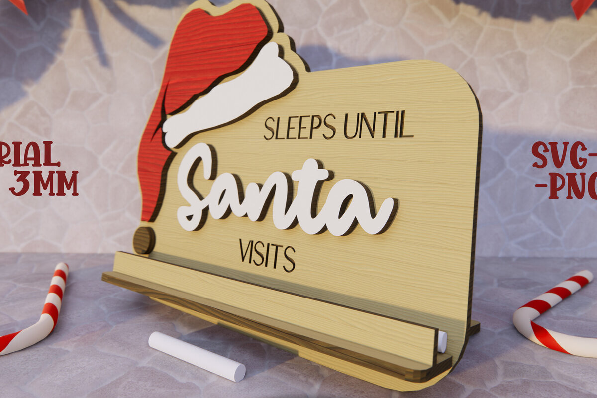 Intra απο ξύλο plywood 3mm-4mm πάχος – Μέχρι να επισκεφθεί ο Άγιος Βασίλης Δίασταση  20x20 cm INTRAFABR-79520901