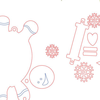 Intra απο ξύλο plywood 3mm-4mm πάχος – Ανάποδο Gingerbread Στολίδι Δίασταση  20x20 cm INTRAFABR-82640519 - Image 3