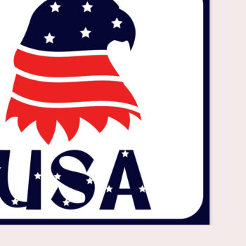 Intra απο ξύλο plywood 3mm-4mm πάχος – ΗΠΑ - 4 Ιουλίου 3D Paper Cut Δίασταση  20x20 cm INTRAFABR-97651890 - Image 1