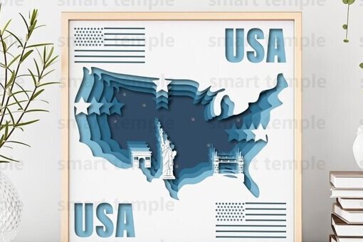 Intra απο ξύλο plywood 3mm-4mm πάχος – ΗΠΑ Cricut, Ηνωμένες Πολιτείες διάνυσμα Δίασταση  20x20 cm INTRAFABR-78981659