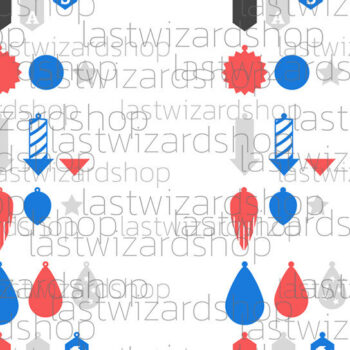 Intra απο ξύλο plywood 3mm-4mm πάχος – USA Flag Earrings, 4 Ιουλίου Δίασταση  5x5 cm INTRAFABR-25318501 - Image 3