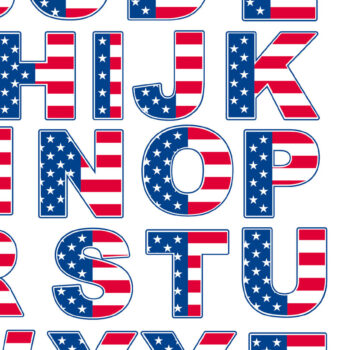 Intra απο ξύλο plywood 3mm-4mm πάχος – Πακέτο με μονόγραμμα σημαία ΗΠΑ Δίασταση  20x20 cm INTRAFABR-100549316 - Image 1