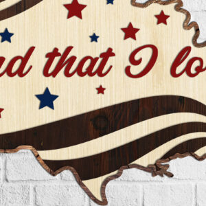 Intra απο ξύλο plywood 3mm-4mm πάχος – ΧΑΡΤΗΣ Η.Π.Α. 4 Ιουλίου Πολυστρωματικά Αποκομμένα Αρχεία Δίασταση  20x20 cm INTRAFABR-12429845