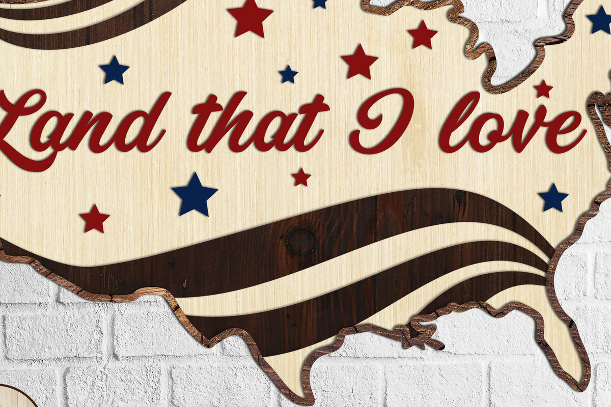 Intra απο ξύλο plywood 3mm-4mm πάχος – ΧΑΡΤΗΣ Η.Π.Α. 4 Ιουλίου Πολυστρωματικά Αποκομμένα Αρχεία Δίασταση  20x20 cm INTRAFABR-12429845