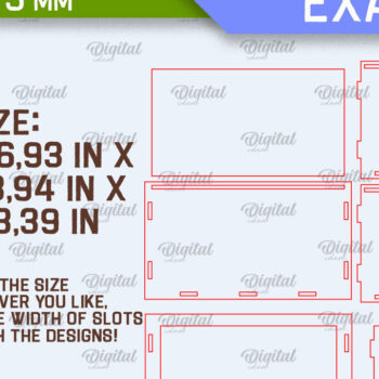 Intra απο ξύλο plywood 3mm-4mm πάχος – Vacation Money Box Δίασταση  20x20 cm INTRAFABR-98430719 - Image 2