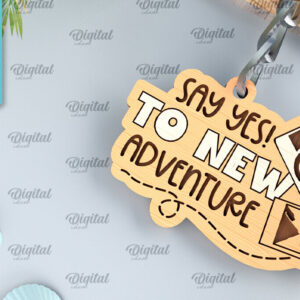 Intra απο ξύλο plywood 3mm-4mm πάχος – Ξύλινο μπρελόκ για διακοπές με λέιζερ Δίασταση 5x5 cm INTRAFABR-99394976