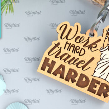 Intra απο ξύλο plywood 3mm-4mm πάχος – Ξύλινο μπρελόκ για διακοπές με λέιζερ Δίασταση  5x5 cm INTRAFABR-99395076 - Image 1