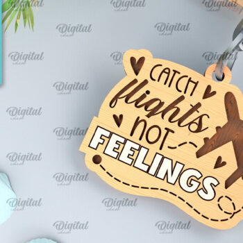 Intra απο ξύλο plywood 3mm-4mm πάχος – Ξύλινο μπρελόκ για διακοπές με λέιζερ Δίασταση 5x5 cm INTRAFABR-99394850 - Image 1