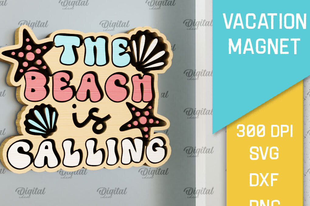 Intra απο ξύλο plywood 3mm-4mm πάχος – Ξύλινο μαγνήτη για διακοπές με λέιζερ Δίασταση  20x20 cm INTRAFABR-98122799