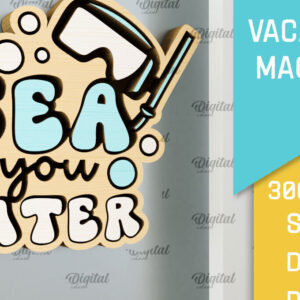 Intra απο ξύλο plywood 3mm-4mm πάχος – Ξύλινο μαγνήτη για διακοπές με λέιζερ Δίασταση  20x20 cm INTRAFABR-98122431