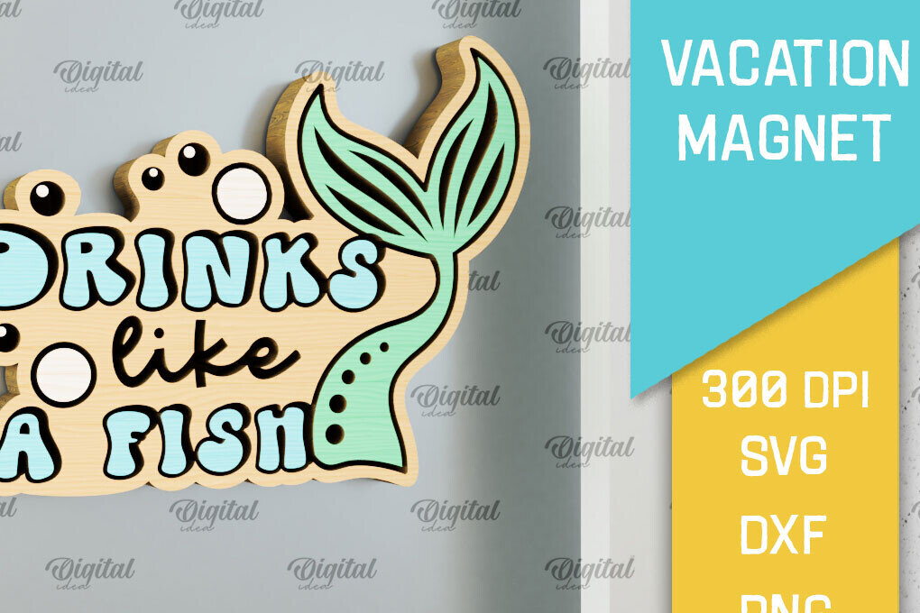 Intra απο ξύλο plywood 3mm-4mm πάχος – Ξύλινο μαγνήτη για διακοπές με λέιζερ Δίασταση  20x20 cm INTRAFABR-98122510